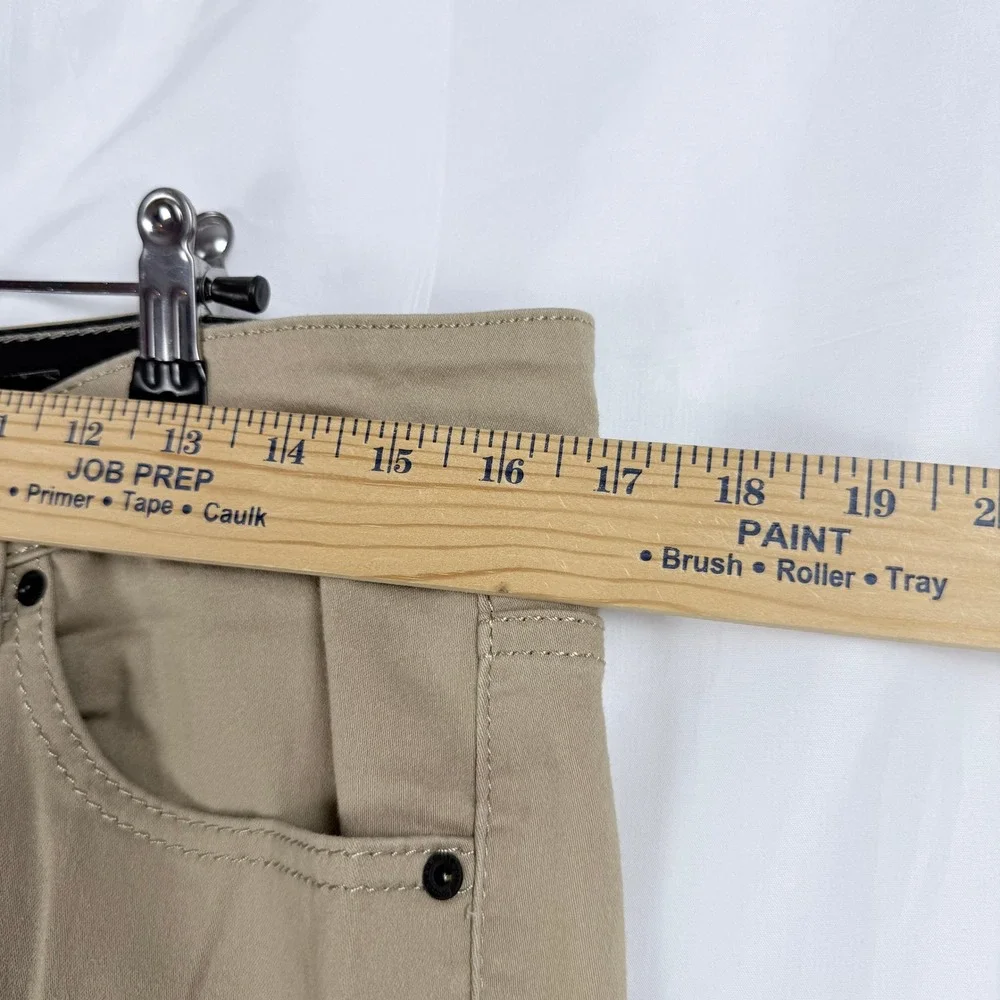 Scott James Mens Slim Fit Tan Khaki Pants Chinos Cotton Stretch Size‎ 33x32